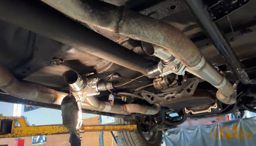 Universal Electric Exhaust Cutout — Y-Pipe with Wireless Remote (Stainless Steel)